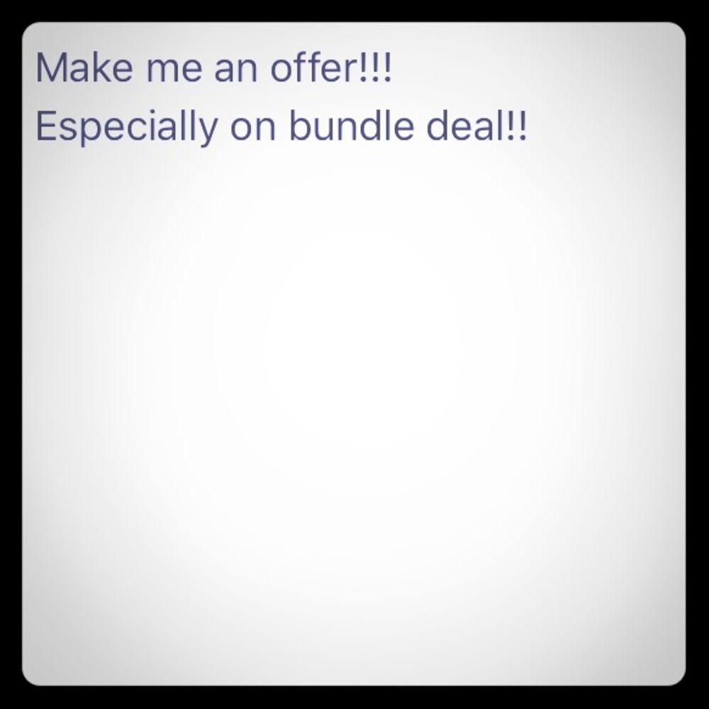 Make me an offer!